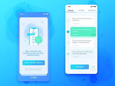 Medical Class ( Educational App ) activity courses doctor app educational illustration ios material design medical app mobile app design mobile ui onboarding sketch app timeline ui ui ux ui design ux wireframe