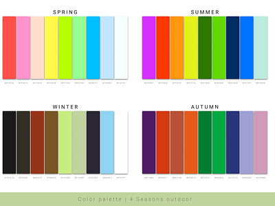 When I need a lot of colors | 4 Seasons outdoor