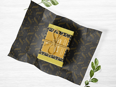 Handmade soap of Saffron graphic design label design package design pattern design