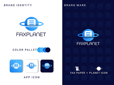 Faxplanet Logo II Modern logo best logo branding corporate identity fax fax company flat design flaticon freelance designer freelancerhire lettering logodesign logodesigner logodesignerforhire logotype minimalist logo planet logo social icon socialmedia