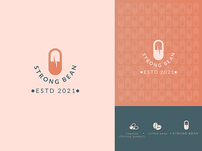 StrongBean II Coffee Brand Logo Design brand identity branding cafelogo coffee bean coffee branding coffeelogo concept flat design graphic design illustrator lettering logodesign logodesigner logodesignerforhire logotype modern logo packing design socialicon strong coffee