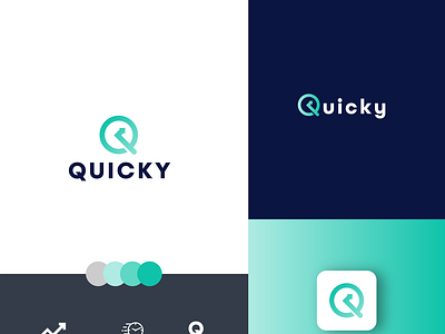 QUICKY II Fast delivery logo by Monjila Designs on Dribbble