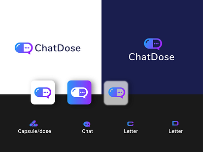 ChatDose II Communication logo Design