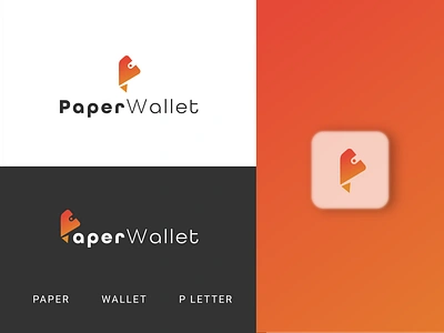 PaperWallet ll Payment Logo Design branding design financelogo flat design graphic design illustration logo logodesigner logodesignerforhire minimalist logo modern logo mypaperwallet paymentlogo walletlogo