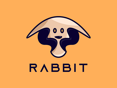 rabbit animals cartoon cartoon character elegant icon logo rabbit rabbit logo unique logo