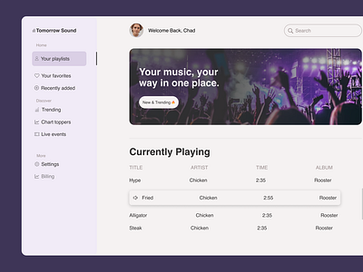 Daily UI :: 009 - Music Player