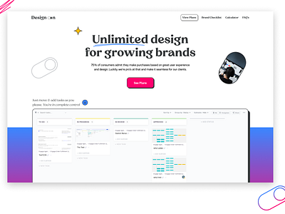 Design-On: Unlimited Design Service branding graphic design logo logo design product design productdesign typography ui ux visualdesign webflow