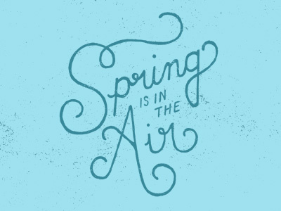 Spring Air Typography Sketch handletter sketch typography