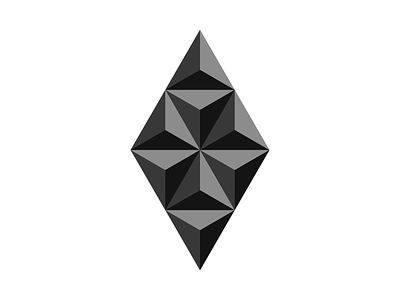 Ethereum Logo Design: Ether Pyramids - Cryptocurrency