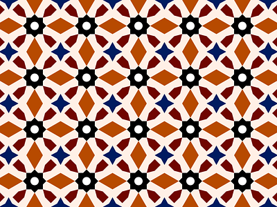 Moroccan Zellige Tile Pattern Design