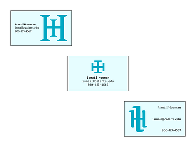 Assignment - June 2022: Make a Monogram & Business Card Design