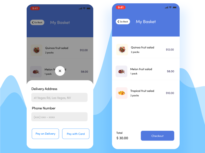 Food Checkout by Ana Liu on Dribbble