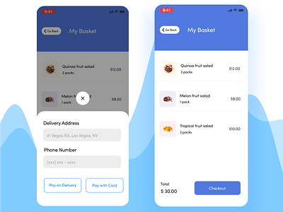 Food Checkout clean ui delivery delivery app design figma food app food checkout mobile app ui ux ui uxdesign
