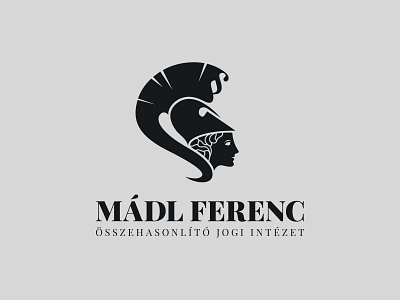 Mádl Ferenc institute of comparative law logo adobe illustrator athene comparative law graphic design greek mythology law logo