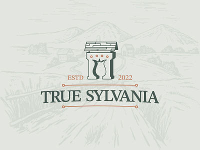 True Sylvania - Organised trips to Transylvania adobe illustrator branding design folk gate graphic design heritage logo nature romania sekler tourism tradition transylvania trip tulip vector village