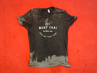 Jacksonville Muay Thai boxing combat sports fight kickboxing kicking mma muay thai punching shirt design sweaty tshirt typography