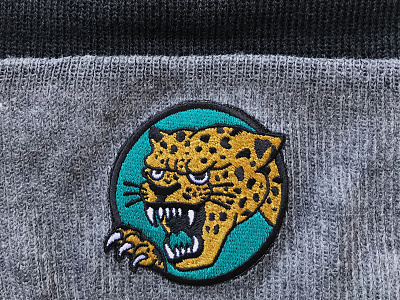 Winning Feels Weird apparel beanie cats classic football illustration jaguars patch print sports teal vintage