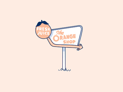 FloridaMan — The Orange Shop florida florida man illustration oranges shepherd sign