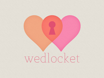Wedlocket design logo