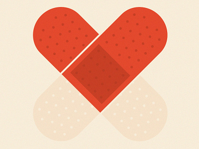 Bandaid Heart bandaid heart poster