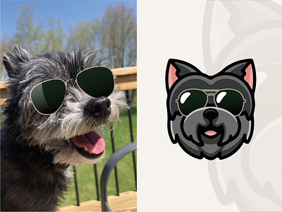 My Dog Sofia branding design dog dog illustration dog logo doggy emoji icon illustration logo vector