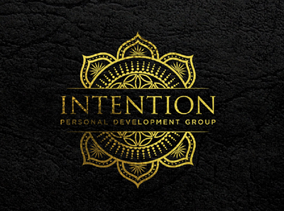 Intention Personal Developement Group branding education group growth illustration logo mandala personal skills vector