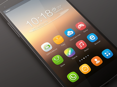 Oppo Theme icon android app icon jerrychen themes ui widget