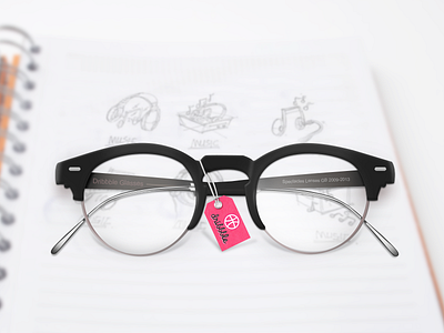 Dribbble Glasses dribbble glasses icon jerrychen sketching ui