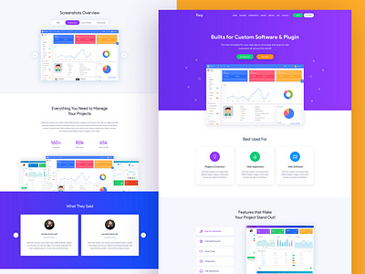 Agency landing page