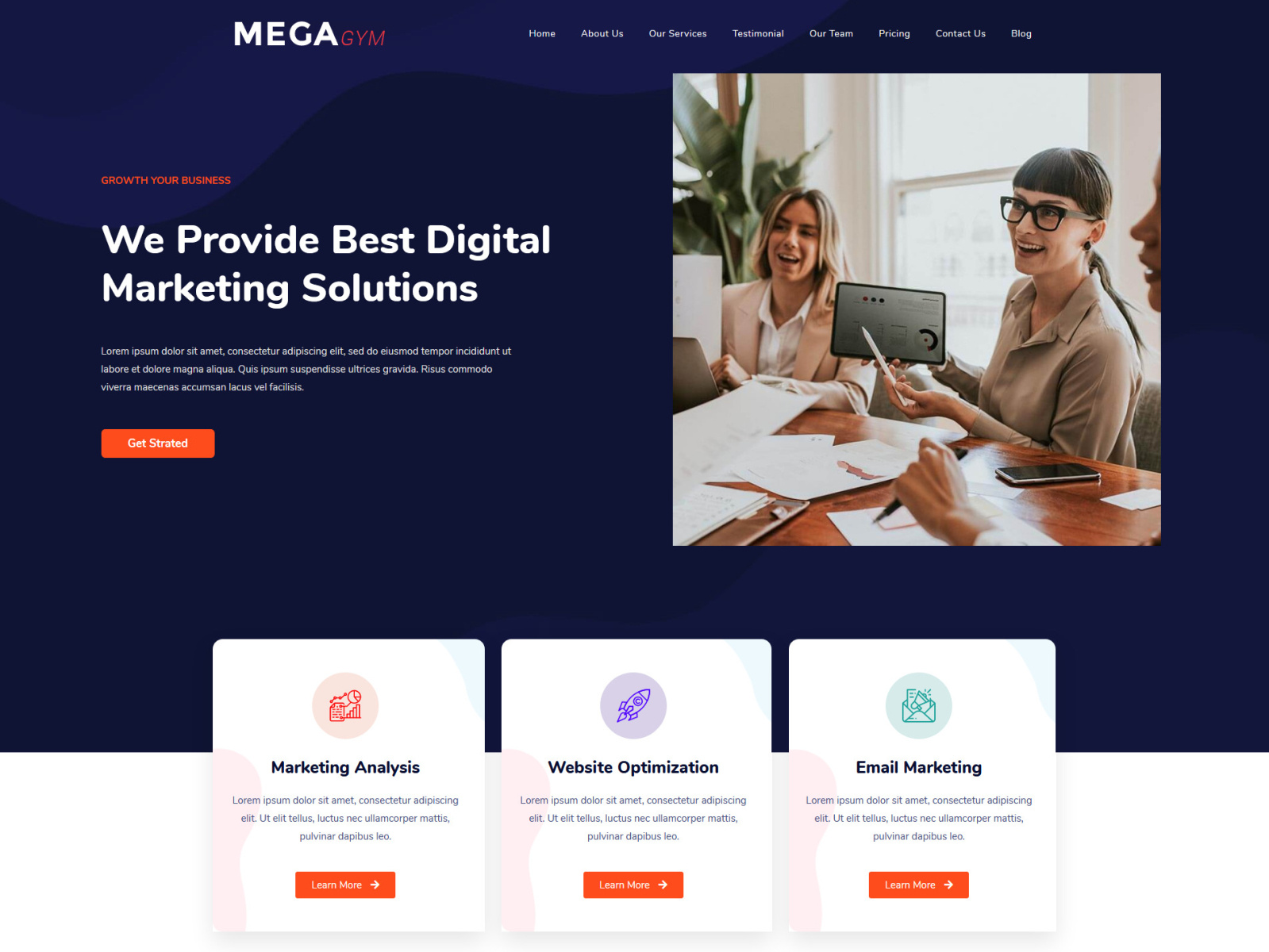 Wordpress Digital Website Landing Page Design By Webfancy99 On Dribbble