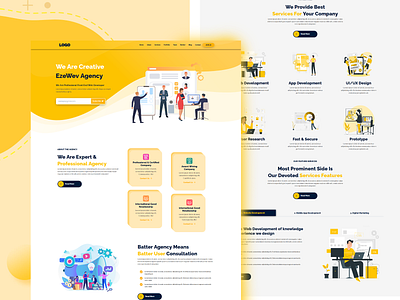 DIGITAL AGENCY LANDING  PAGE