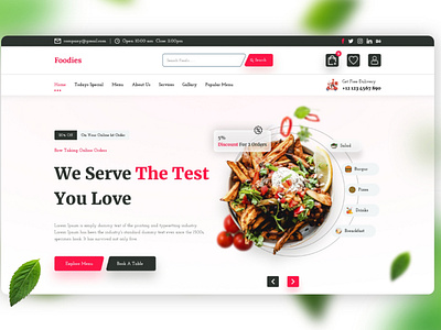 Foodies-A online restaurant website