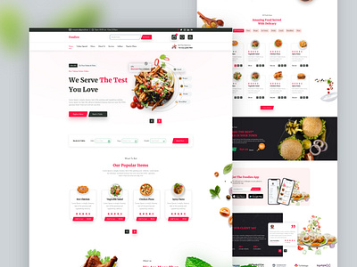 Foodies-Food website Landing Page