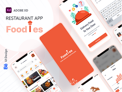 Restaurant mobile app UI UX design android app animation app app design design graphic design illustration ui uiux user interface ux