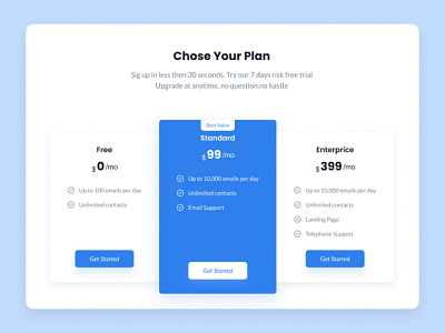 Price Table Design figma design illustration landing page page design price price table table design ui design ux design website design