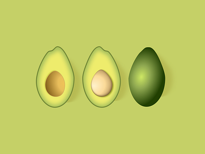 Avocado avocado illustration sketch ux