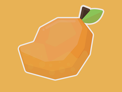 Mango art design flat fruit icon illustration illustrator mango minimal simple vector