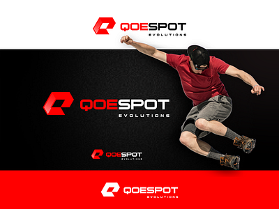 Qoespot design logo