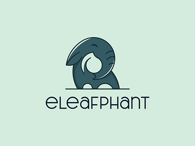 eleafphant branding design illustration logo vector