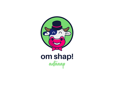 om shapi branding design illustration logo vector