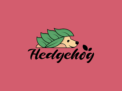 hedgehog design illustration logo vector