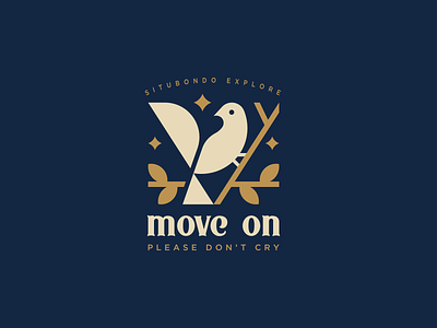 move on branding design illustration logo vector