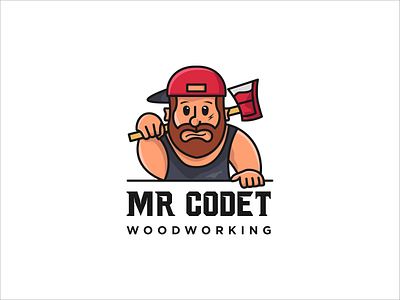mr codet branding design illustration logo vector