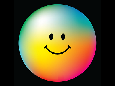 Smiley acid barcelona color diatomic studio free gradient psychedelic smile smiley smiley face vector