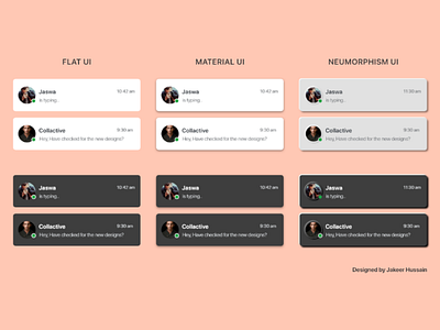 UI Card list user experience mobile design