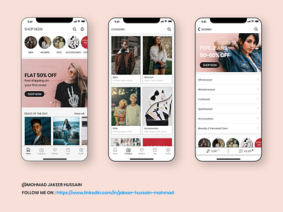 Clothing and apparel eCommerce app