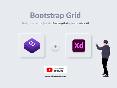 Bootstrap Grid on adobe Xd