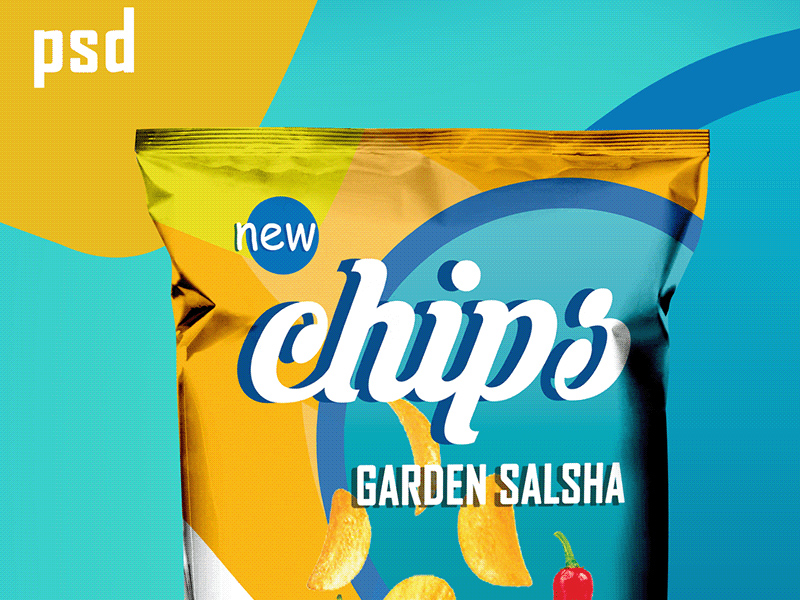 Download Free Chips Food Packaging Mockup By Amir Mahmud On Dribbble