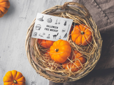 Free Halloween Cards Mockup PSD design free mockup freebie freebies mockup mockup design mockup psd mockups photoshop psd