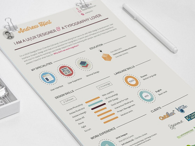 Free Flat Infographic Resume Template in PSD Format cv cv template free resume template freebie freebies jobs resume resume design